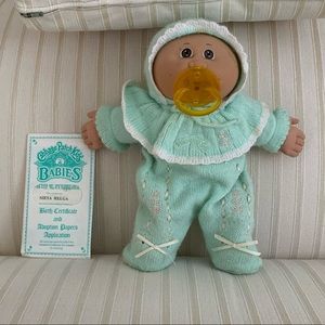 Vintage 1986 Cabbage Patch Kids Babies w/ Pacifier